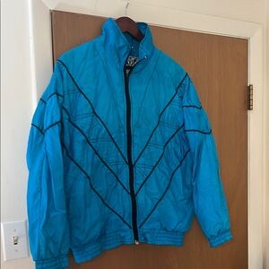 Blue Windbreaker Jacket